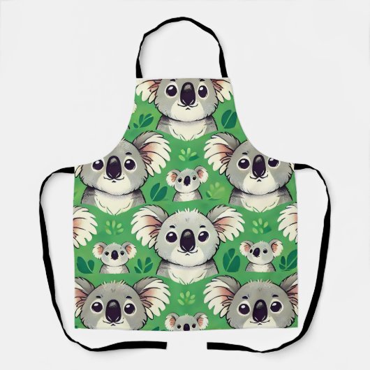 コアラグリーンエプロン エプロン (正面)