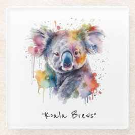 コアラケドルズ色カスタム ガラスコースター