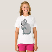 コアラコーヒーカップ Tシャツ (正面フル)