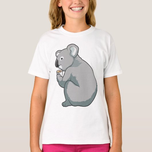 コアラコーヒーカップ Tシャツ (正面)