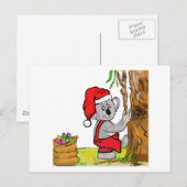 コアラサンタ シーズンポストカード (正面/裏面)