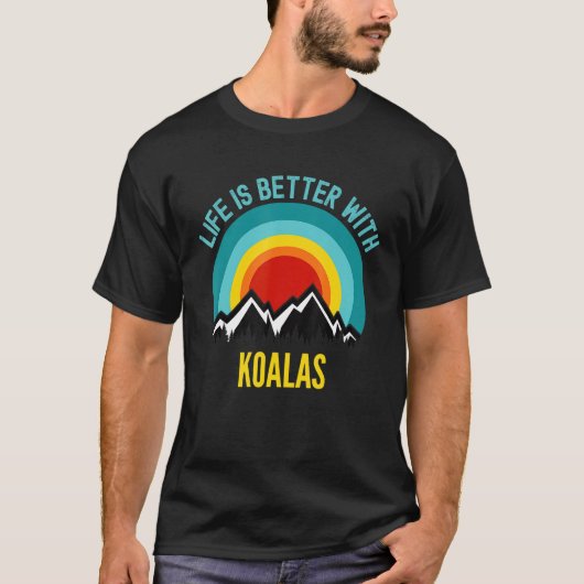 コアラスの方がコアラスの方が良い Tシャツ (正面)