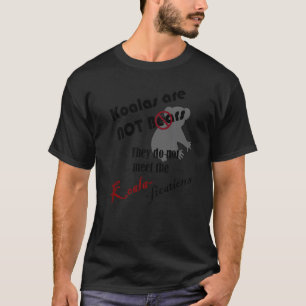 コアラスはクマではない彼らはコアラfに会わない tシャツ