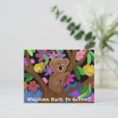 コアラスウェルカム新学期ポストカード ポストカード (スタンド正面)