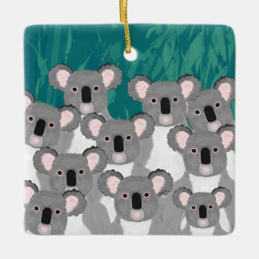 コアラスオーナメント セラミックオーナメント (正面)