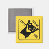 コアラスクロスコアヒョーマグネット マグネット (正面/裏面)