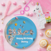 コアラスコアラバースデーパーティーブルー紙パーティープレート ペーパープレート (パーティー)