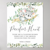 コアラスツインズパシファイア狩りベビーシャワーゲーム ポスター (正面)