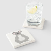 コアラストーンコースター ストーンコースター (横)