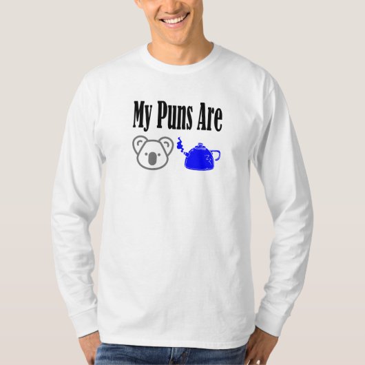 コアラティープンおもしろい Tシャツ (正面)