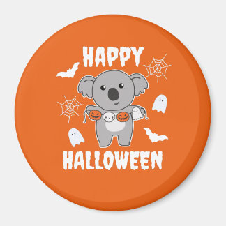 コアラハッピーハローウィンカボチャこうもり衣装 マグネット