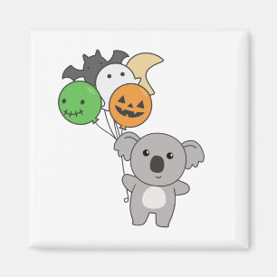 コアラハロウィンバルーン子供へかわいいコアラ マグネット