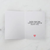 コアラパパハッピーファーザーズデイ挨拶カード カード (内部)