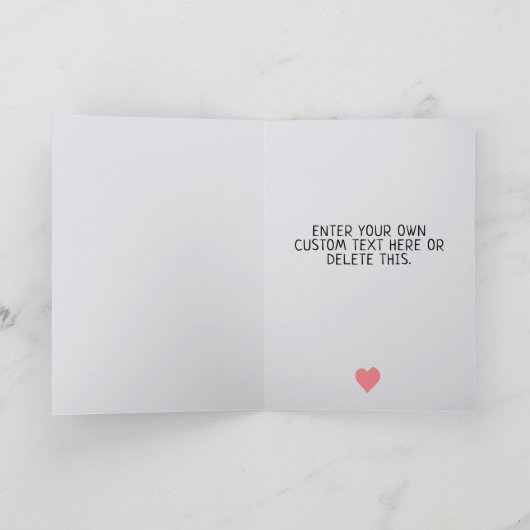 コアラパパハッピーファーザーズデイ挨拶カード カード (内部)