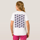 コアラパーソナライズされたベアとレインボー Tシャツ (裏面フル)