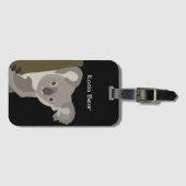 コアラパーソナライズされたベア ラゲッジタグ (正面横)