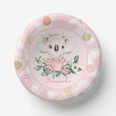 コアラパーソナライズされたラ ペーパーボウル (正面)