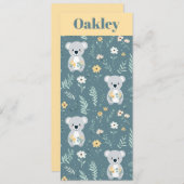 コアラパーソナライズされたーがブックマークを付ける (正面/裏面)