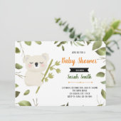 コアラパーティーの招待状 招待状 (スタンド正面)