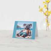 コアラビーチ カード (黄色い花)