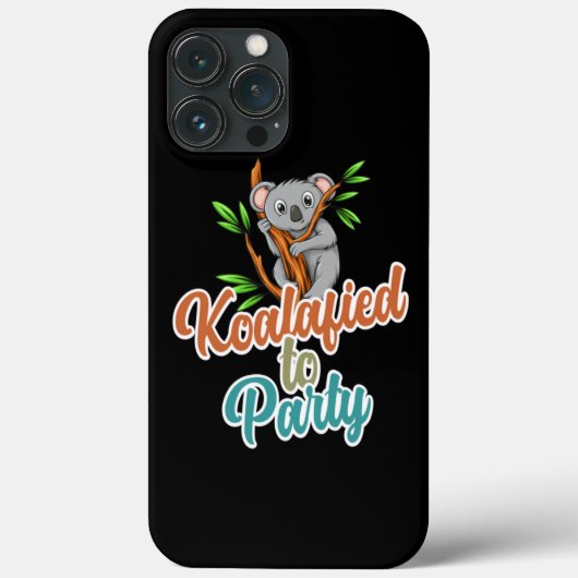 コアラファイド パーティー 適任 な パン 可愛い おもしろ コアラ Case-Mate iPhoneケース (裏面)