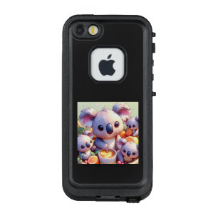 コアラファミリーの楽しいティータイム LifeProof FRÄ’ iPhone SE/5/5sケース