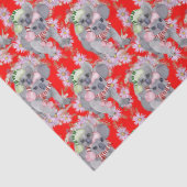 コアラファミリーレッドクリスマス 薄葉紙 (詳細)