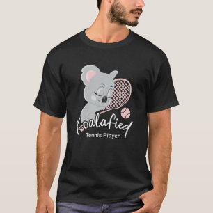 コアラフィアドテニス選手Iテニス選手ガールコアラ Tシャツ
