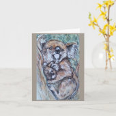 コアラプラスワン カード (黄色い花)