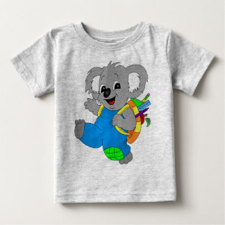 コアラベアとバックパック ベビーTシャツ