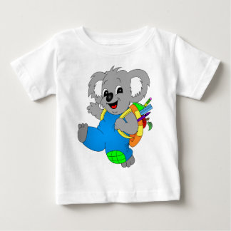 コアラベアとバックパック ベビーTシャツ