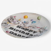 コアラベアの誕生日パーティーの紙皿 ペーパープレート (アングル)
