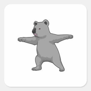 コアラベアアットヨガフィットネス スクエアシール