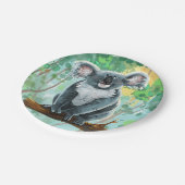 コアラベアギフト&アクセサリー ペーパープレート (アングル)