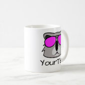 コアラベアドール顔パーソナライズされたコーヒーマグ コーヒーマグカップ (正面右)