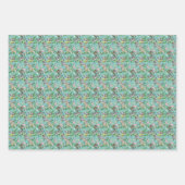 コアラベアピンクフラミンゴ ラッピングペーパーシート (正面3)