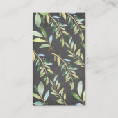 コアラベアベイビーシャワーおむつラッフルチケット エンクロージャーカード (裏面)