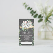 コアラベアベイビーシャワーおむつラッフルチケット エンクロージャーカード (スタンド正面)