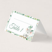 コアラベアベビーシャワー誕生日テーブル番号 (正面)