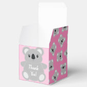 コアラベアベビーバビーブシャワーガール フェイバーボックス (オープン)