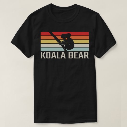 コアラベアレトロ4 Tシャツ (デザイン正面)