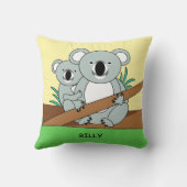 コアラベアーアンドベビーピローズ クッション (裏面)