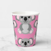 コアラベアーキュート子供の誕生日パーティー紙カップ 紙コップ (左)