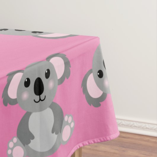 コアラベアーキュート子供の誕生日パーティー テーブルクロス (インサイチュ)