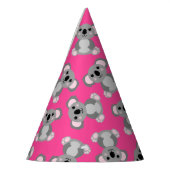 コアラベアーキュート子供の誕生日パーティー パーティーハット (左)
