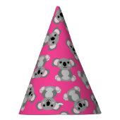 コアラベアーキュート子供の誕生日パーティー パーティーハット (右)