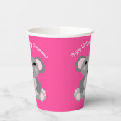 コアラベアーキュート子供の誕生日パーティー 紙コップ (左)