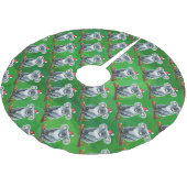 コアラベアークリスマス ブラッシュドポリエステルツリースカート (アングル)