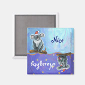 コアラベアークリスマス マグネット (正面/裏面)