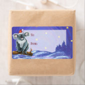 コアラベアークリスマス ラベル (インサイチュ)